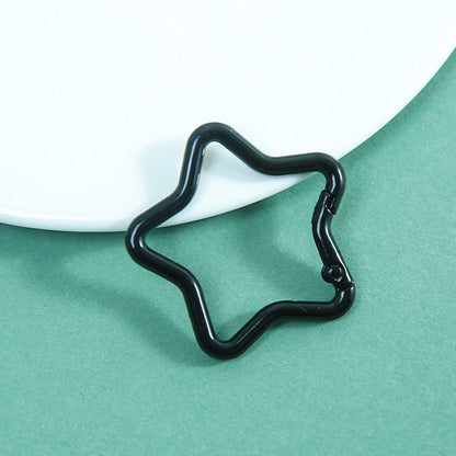 KC08 Star Spring Buckle Keychain Clasp ( 1 pc )