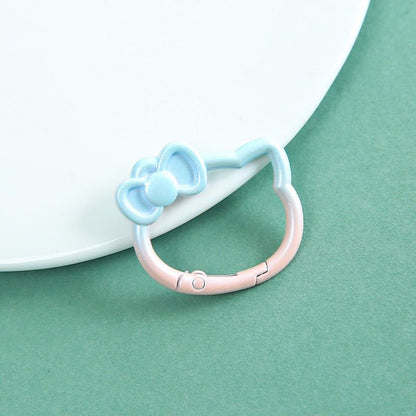 KC10 Gradient Hello Kitty Spring Buckle Keychain Clasp ( 1 pc )