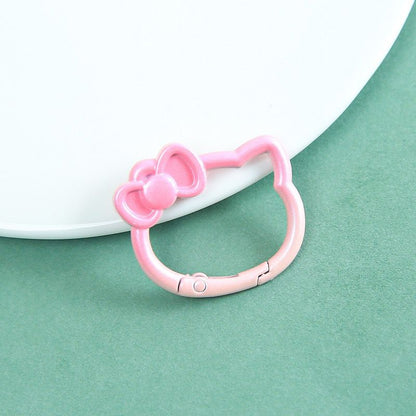 KC10 Gradient Hello Kitty Spring Buckle Keychain Clasp ( 1 pc )