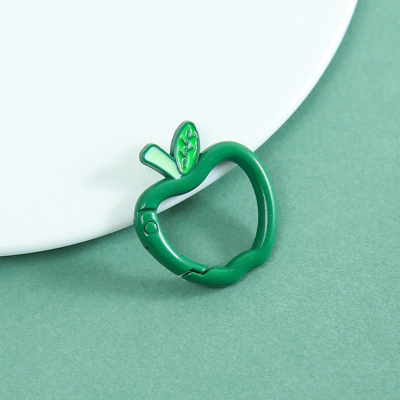KC09 Apple Spring Buckle Keychain Clasp ( 1 pc )