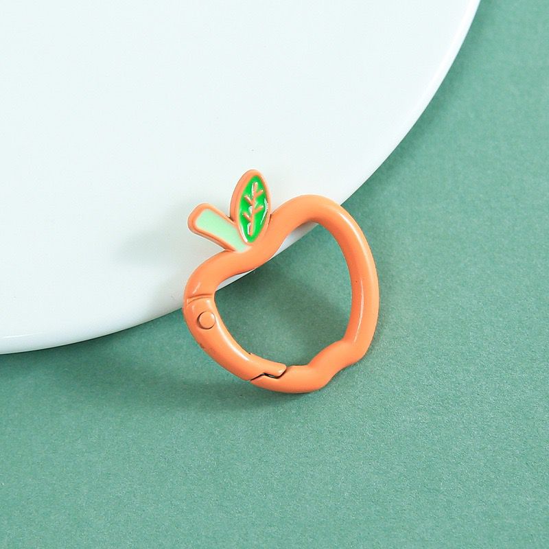 KC09 Apple Spring Buckle Keychain Clasp ( 1 pc )