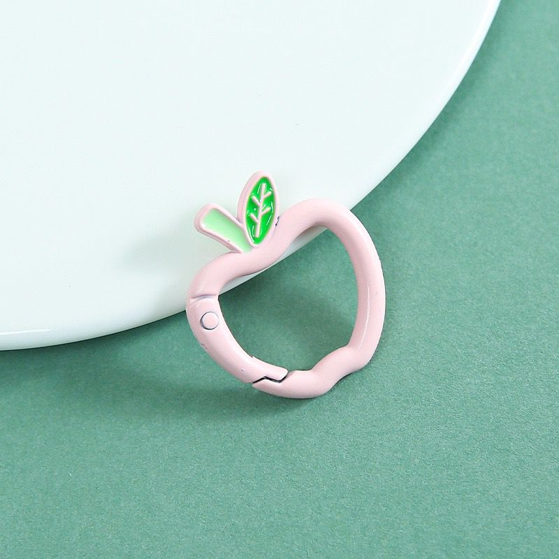 KC09 Apple Spring Buckle Keychain Clasp ( 1 pc )