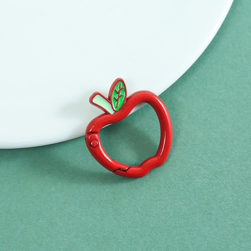 KC09 Apple Spring Buckle Keychain Clasp ( 1 pc )