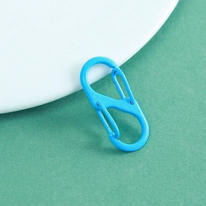 KC03 Double Opening Spring Buckle Keychain Clasp ( 1 pc )