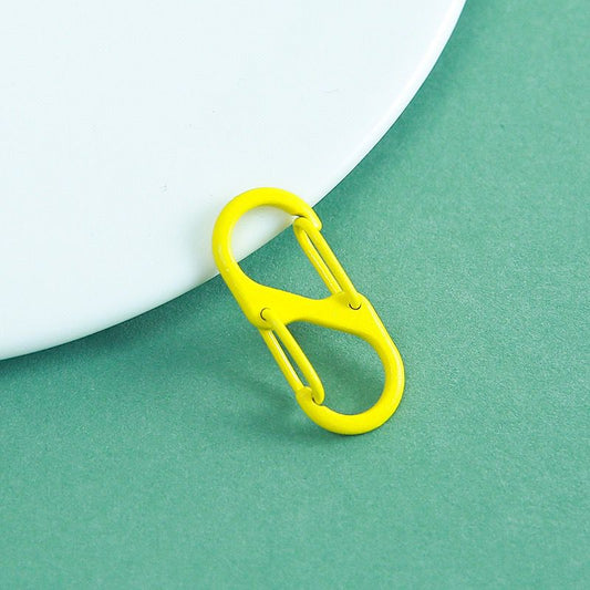 KC03 Double Opening Spring Buckle Keychain Clasp ( 1 pc )
