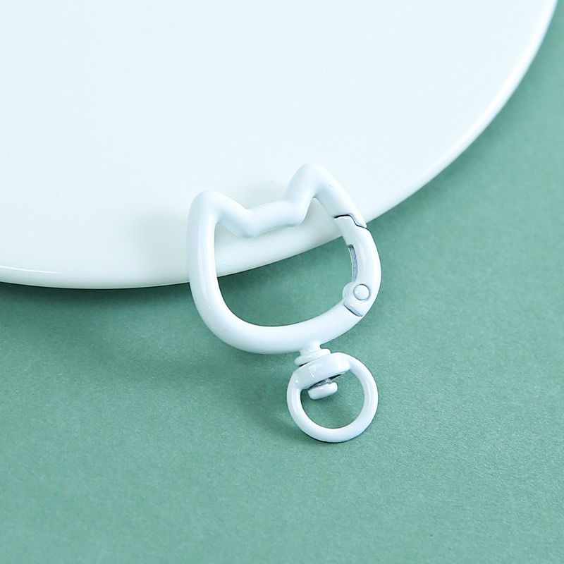 KC07 Cat Spring Buckle Keychain Clasp ( 1 pc )