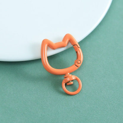 KC07 Cat Spring Buckle Keychain Clasp ( 1 pc )