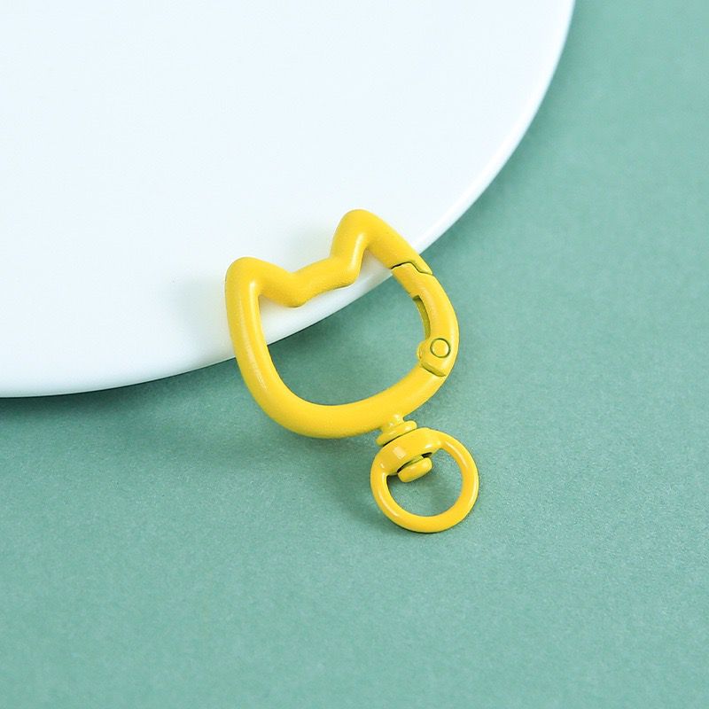 KC07 Cat Spring Buckle Keychain Clasp ( 1 pc )