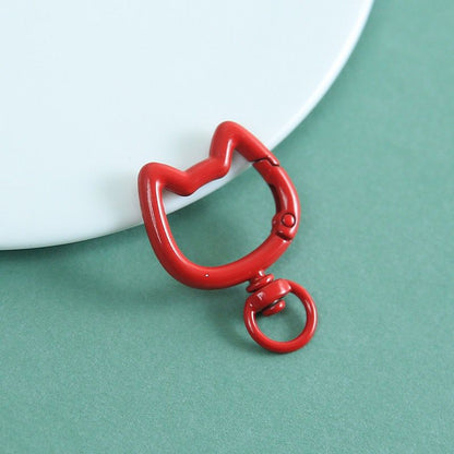 KC07 Cat Spring Buckle Keychain Clasp ( 1 pc )