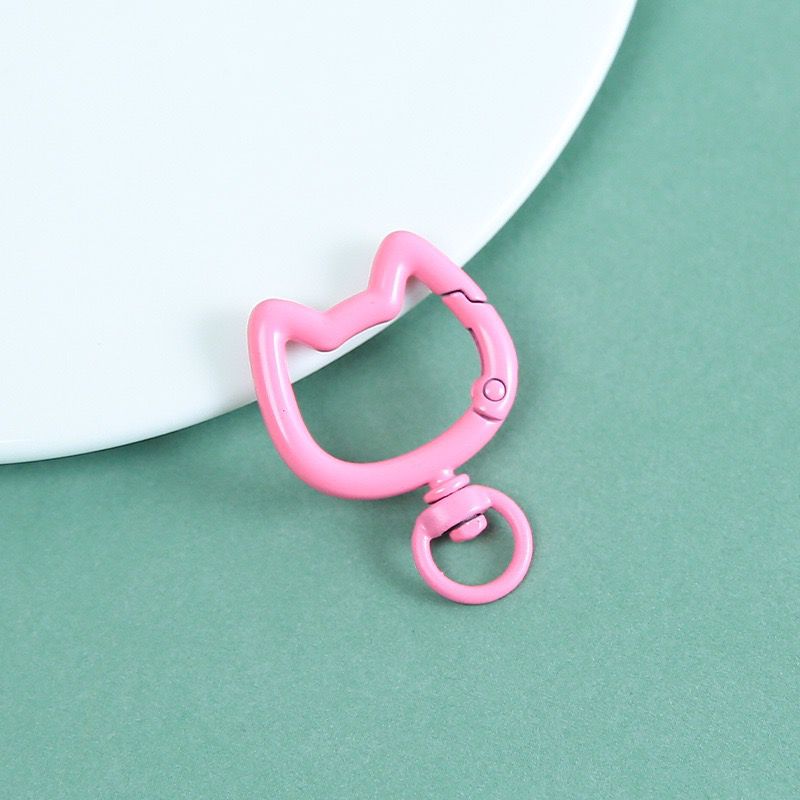 KC07 Cat Spring Buckle Keychain Clasp ( 1 pc )