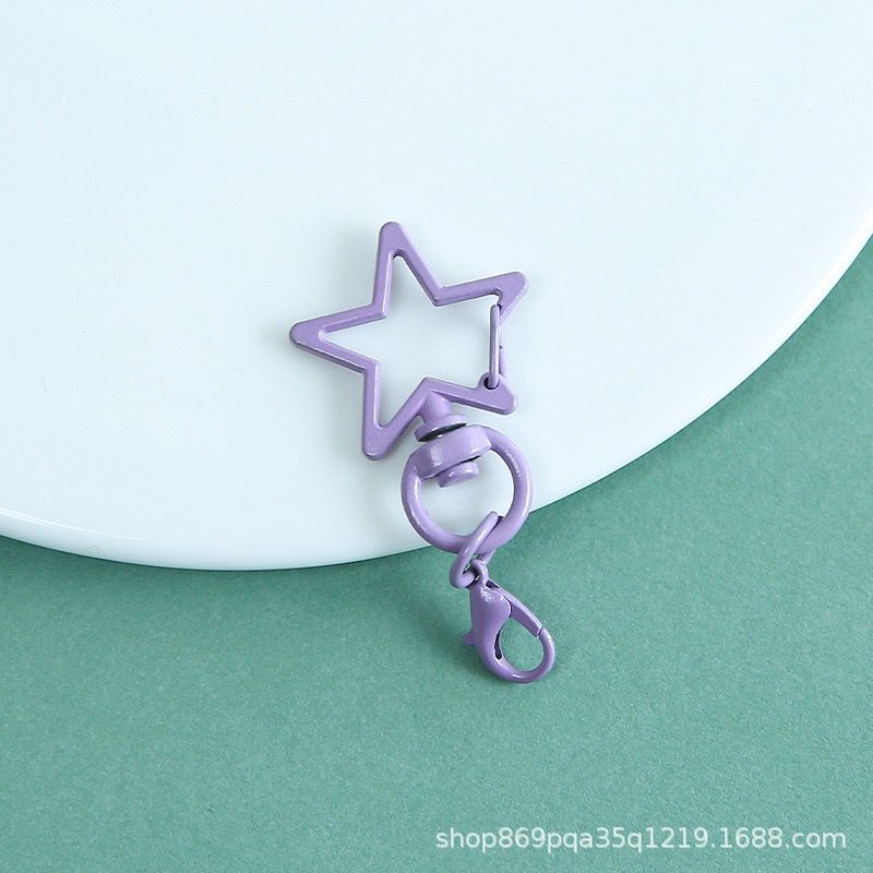 KC01 Star Shape Buckle Keychain Clasp ( 1 pc )