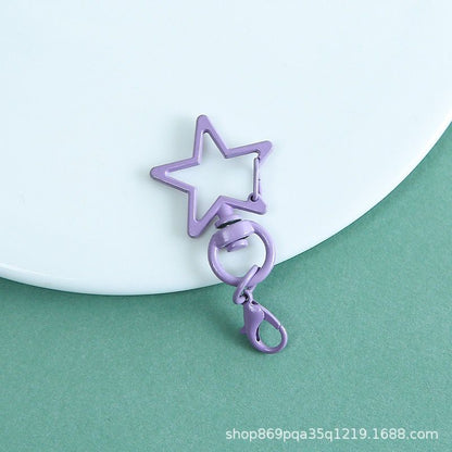KC01 Star Shape Buckle Keychain Clasp ( 1 pc )