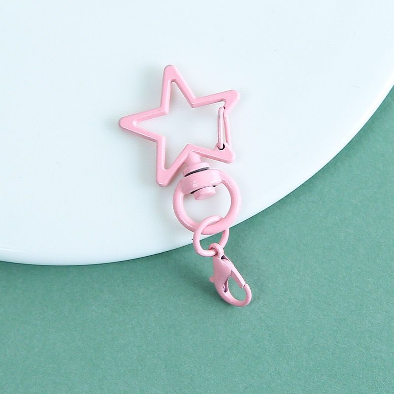 KC01 Star Shape Buckle Keychain Clasp ( 1 pc )
