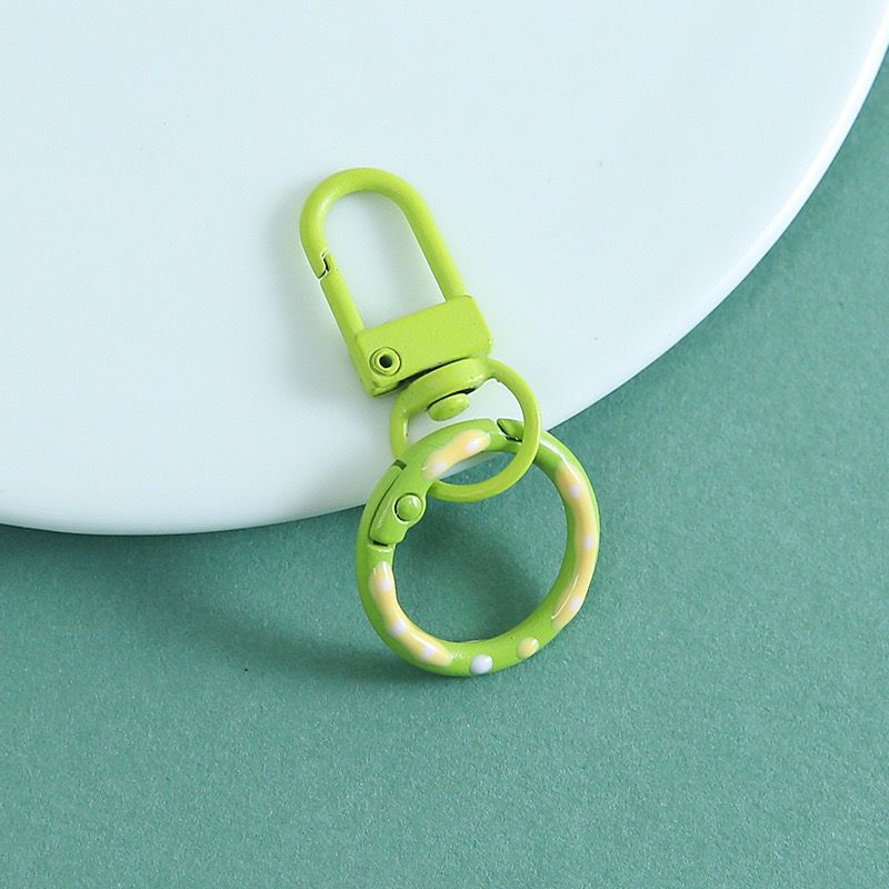 KC06 Donut Spring & Door Buckle Keychain Clasp ( 1 pc )