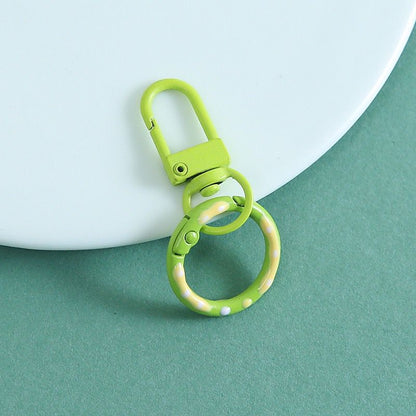 KC06 Donut Spring & Door Buckle Keychain Clasp ( 1 pc )