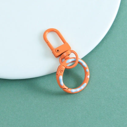 KC06 Donut Spring & Door Buckle Keychain Clasp ( 1 pc )