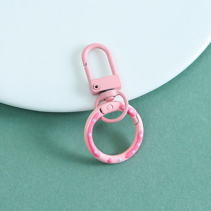 KC06 Donut Spring & Door Buckle Keychain Clasp ( 1 pc )