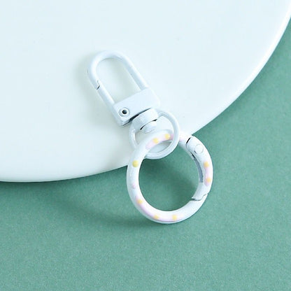 KC06 Donut Spring & Door Buckle Keychain Clasp ( 1 pc )