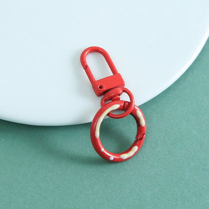 KC06 Donut Spring & Door Buckle Keychain Clasp ( 1 pc )