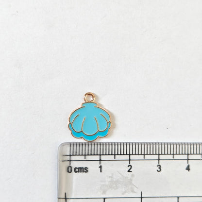 EC01N Sea Shell Enamel Charm ( 1 pc ) High Quality Shine