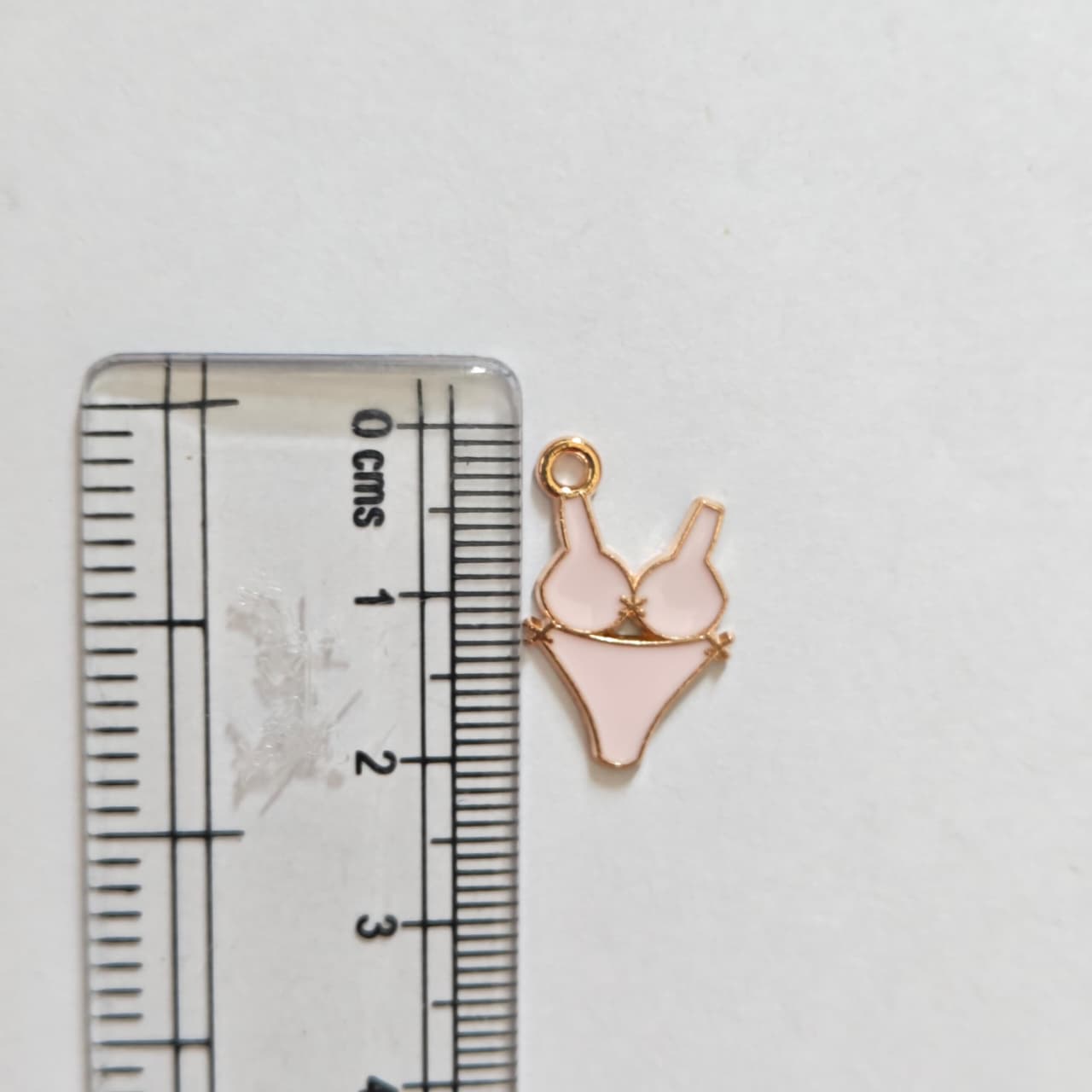 EC01U Beach Bikini  Enamel Charm ( 1 pc ) High Quality Shine