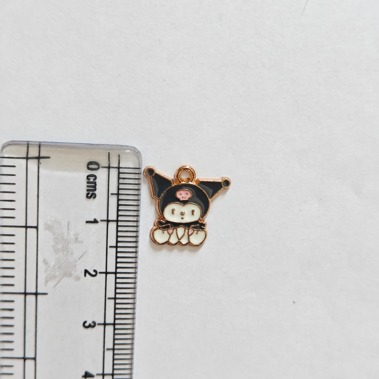 EC01Q Kuromi Enamel Charm ( 1 pc ) High Quality Shine