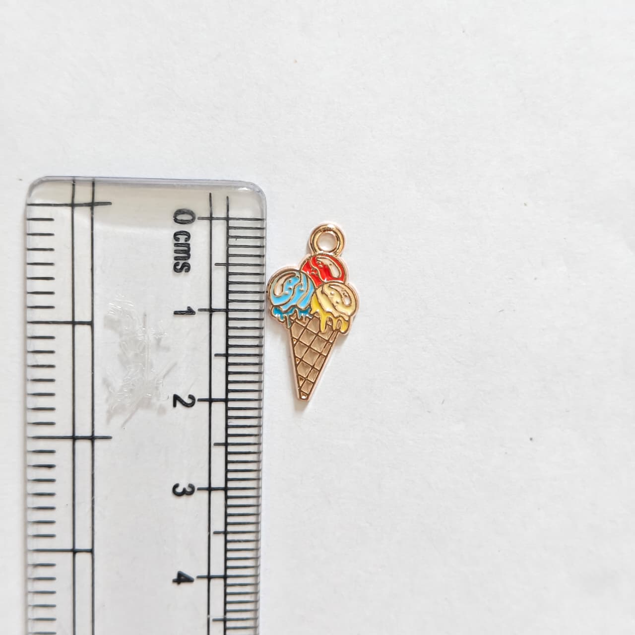 EC02C Ice Cream Enamel Charm ( 1 pc ) High Quality Shine