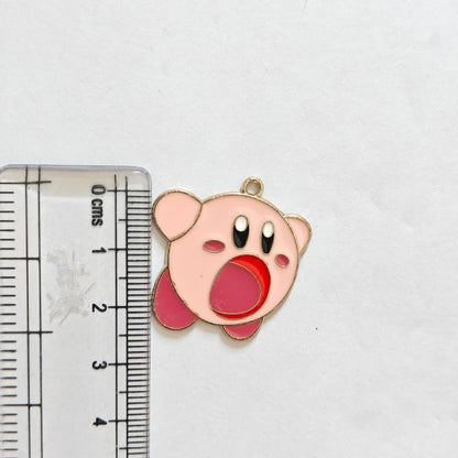 EC02D Kirby Enamel Charm ( 1 pc ) High Quality Shine