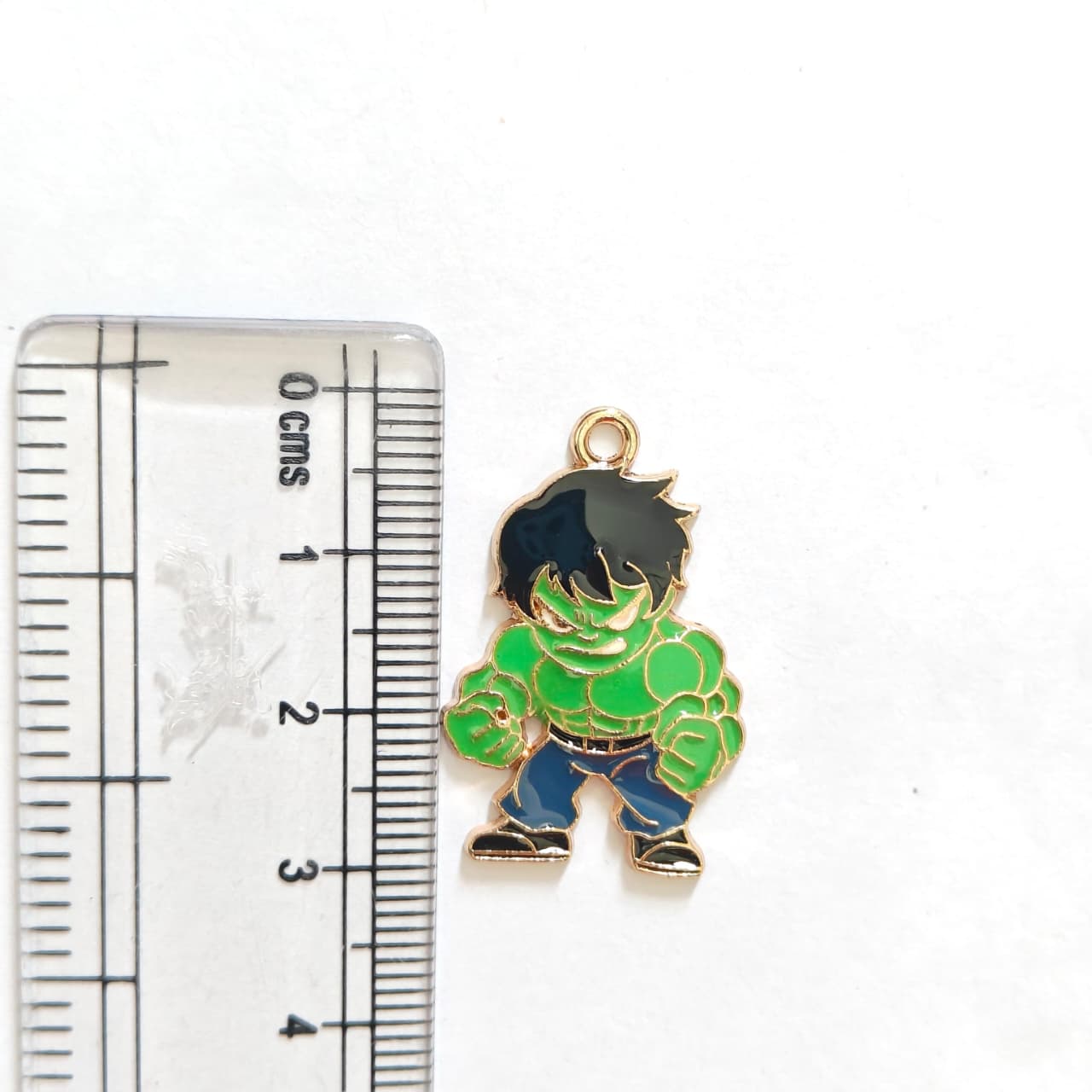 EC02H Marvel Hulk Enamel Charm ( 1 pc ) High Quality Shine