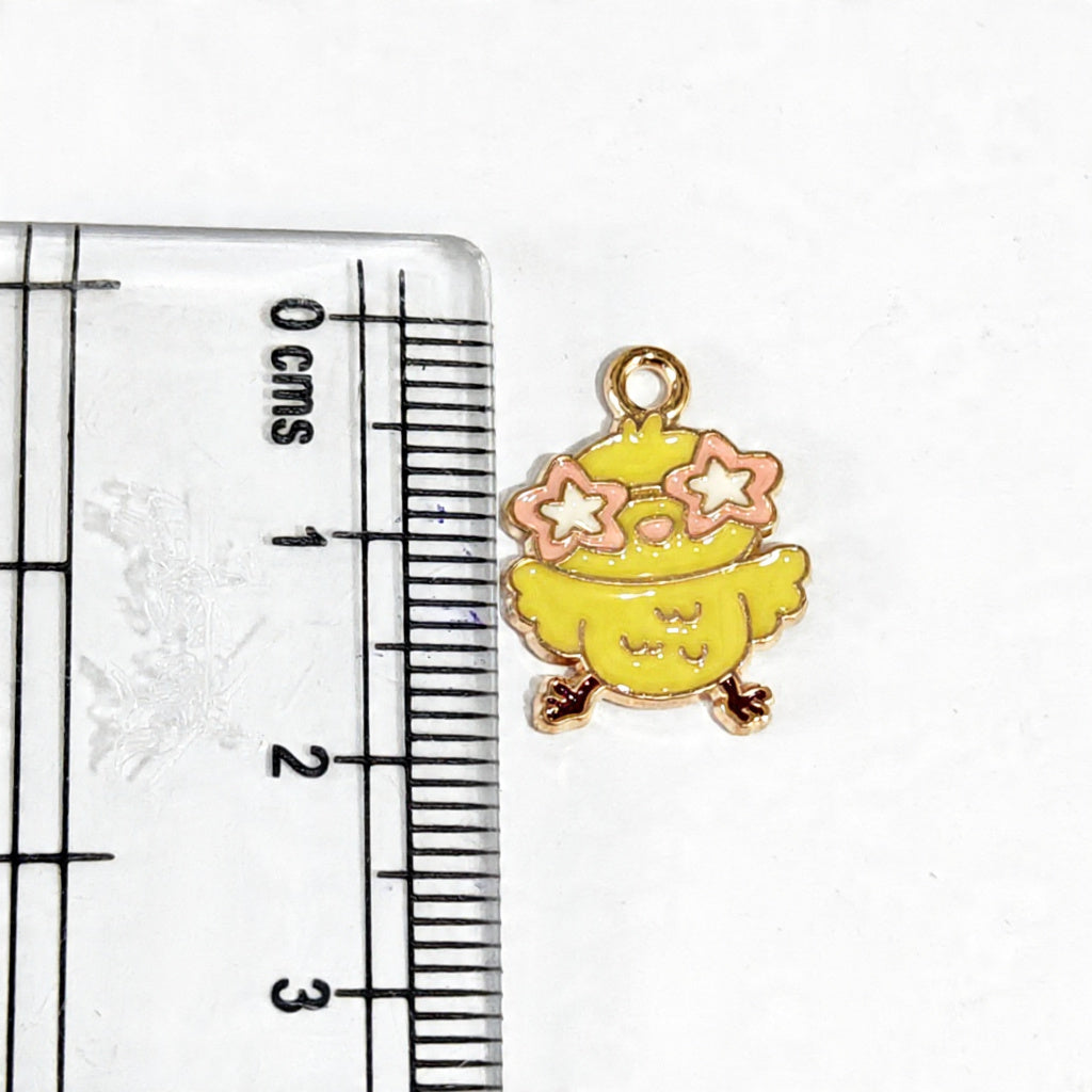 EC03R Star Chick Enamel Charm ( 1 pc ) High Quality Shine