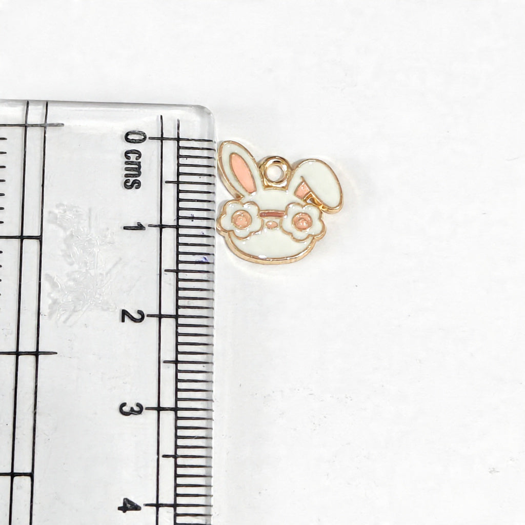 EC03L Kawaii Rabbit Charm ( 1 pc ) High Quality Shine