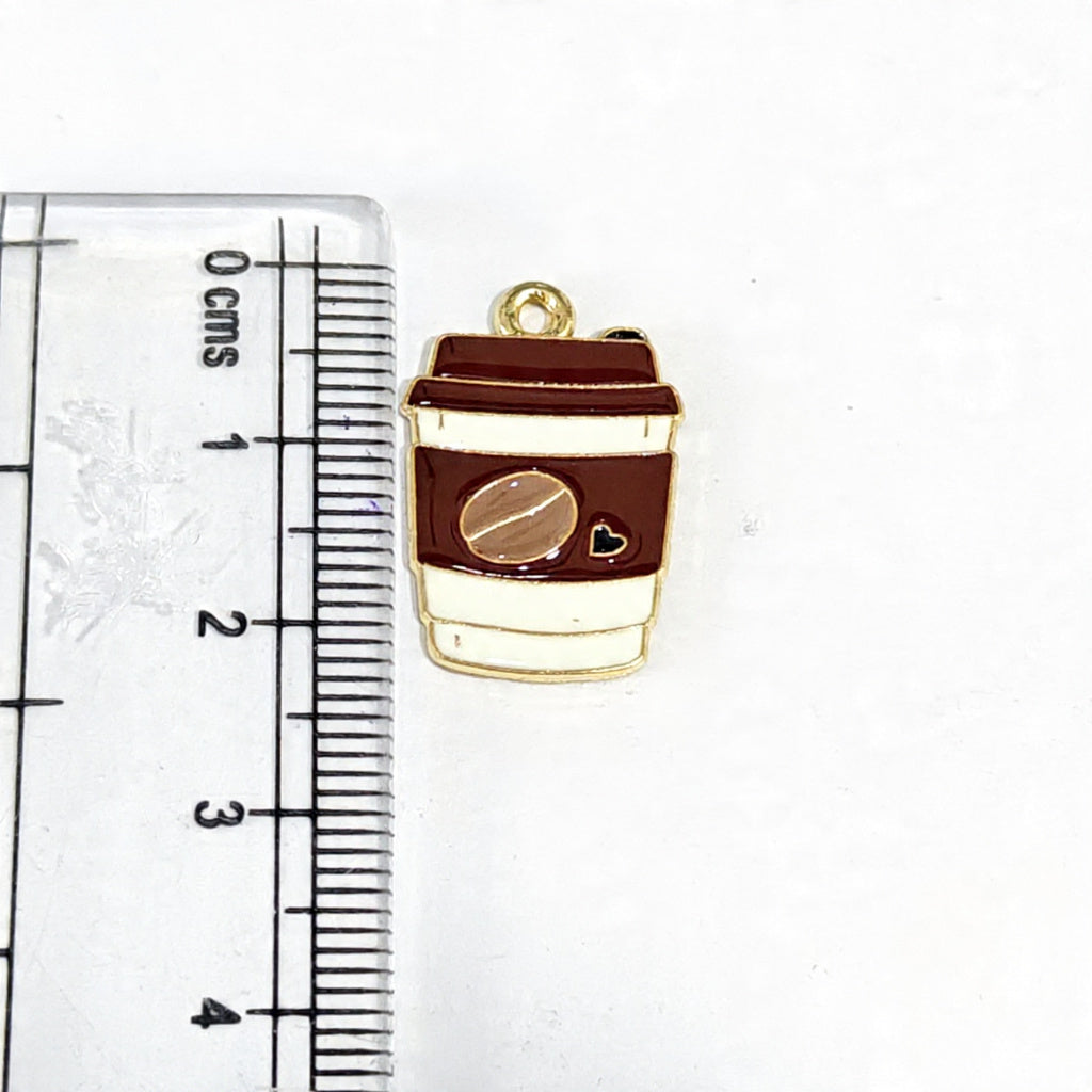 EC03N Coffee Tumbler Enamel Charm ( 1 pc ) High Quality Shine