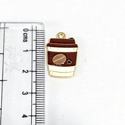 EC03N Coffee Tumbler Enamel Charm ( 1 pc ) High Quality Shine