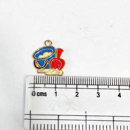 EC03B Sea Toys Bucket Enamel Charm ( 1 pc ) High Quality Shine
