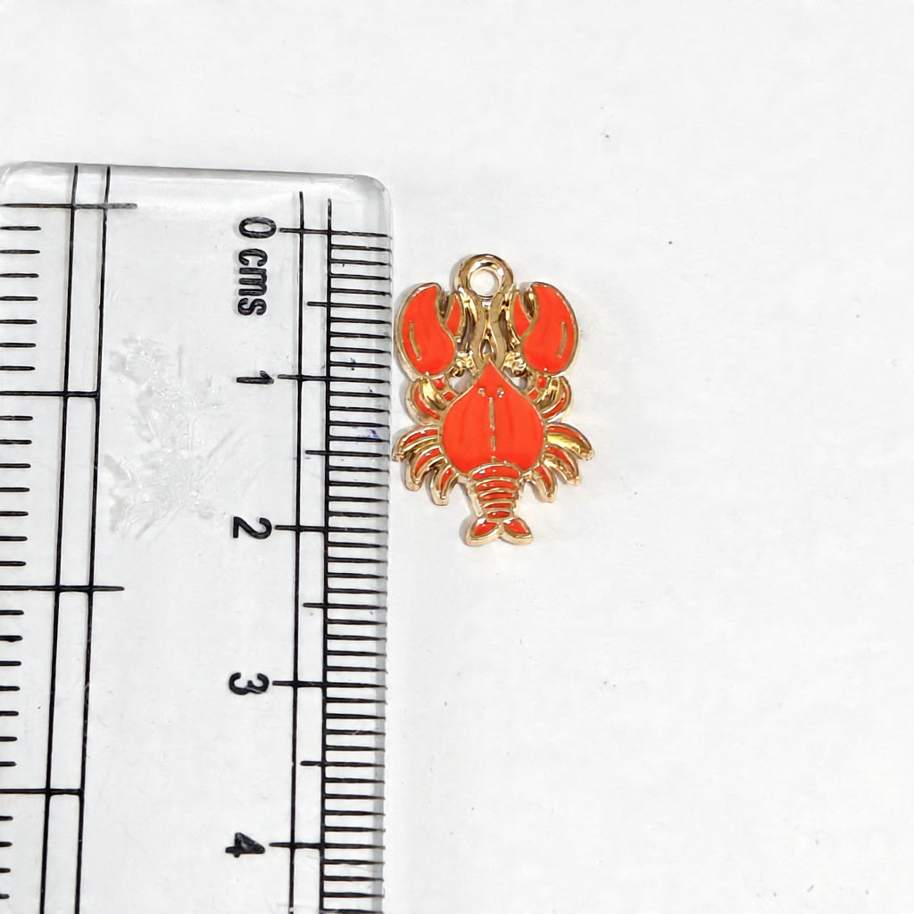 EC02M Lobster Enamel Charm ( 1 pc ) High Quality Shine