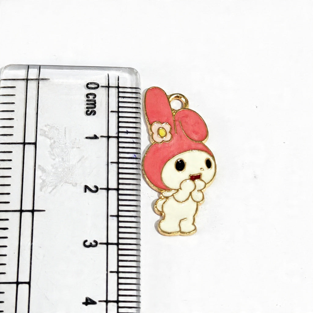EC02U Sanrio My Melody Enamel Charm ( 1 pc ) High Quality Shine