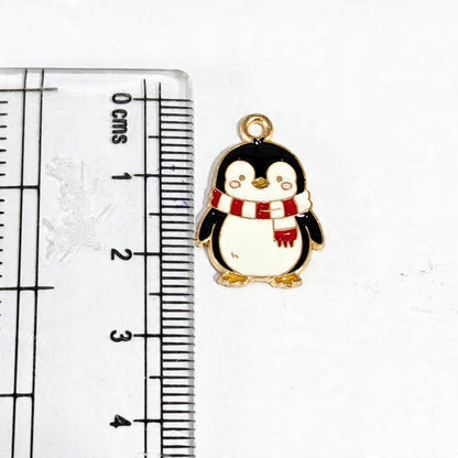 EC02Y Hugsy Penguin Enamel Charm ( 1 pc ) High Quality Shine