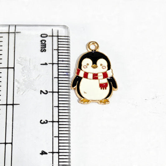 EC02Y Hugsy Penguin Enamel Charm ( 1 pc ) High Quality Shine