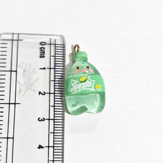 RM01F Sprite Bottle Transparent Resin Charm ( 1 PC )