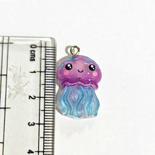 RM01L Jelly Fish Resin Charm ( 1 PC )