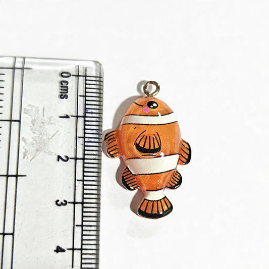 RM02B Nemo Gold Fish Resin Charm ( 1 PC )