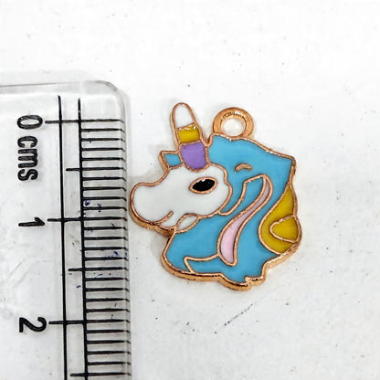 EC04J Unicorn Enamel Charm ( 1 pc ) High Quality Shine