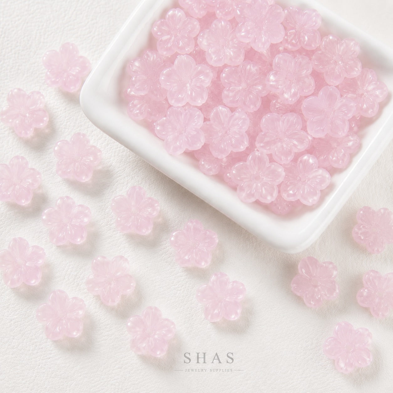 GB19 Flower Glass bead ( 1 pc ) Lampwork Bead