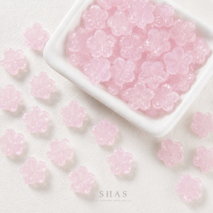GB19 Flower Glass bead ( 1 pc ) Lampwork Bead