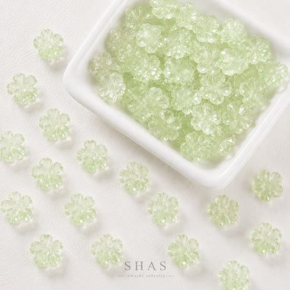 GB19 Flower Glass bead ( 1 pc ) Lampwork Bead