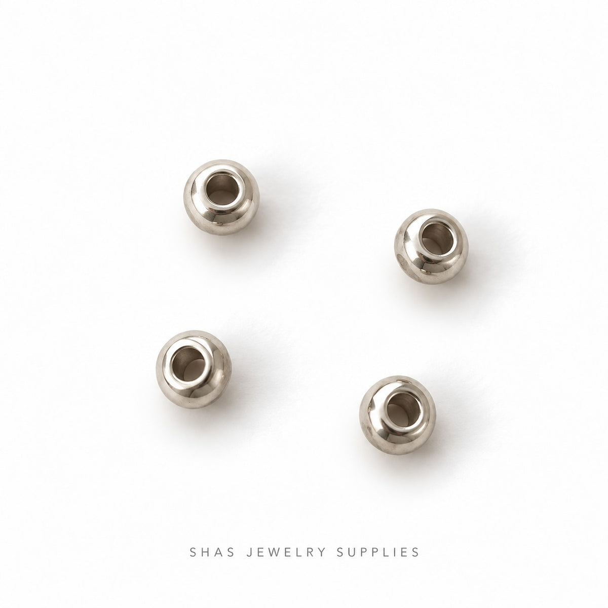 SSB30 Abacus Spacer Bead ( 1 pc ) PVD Plated